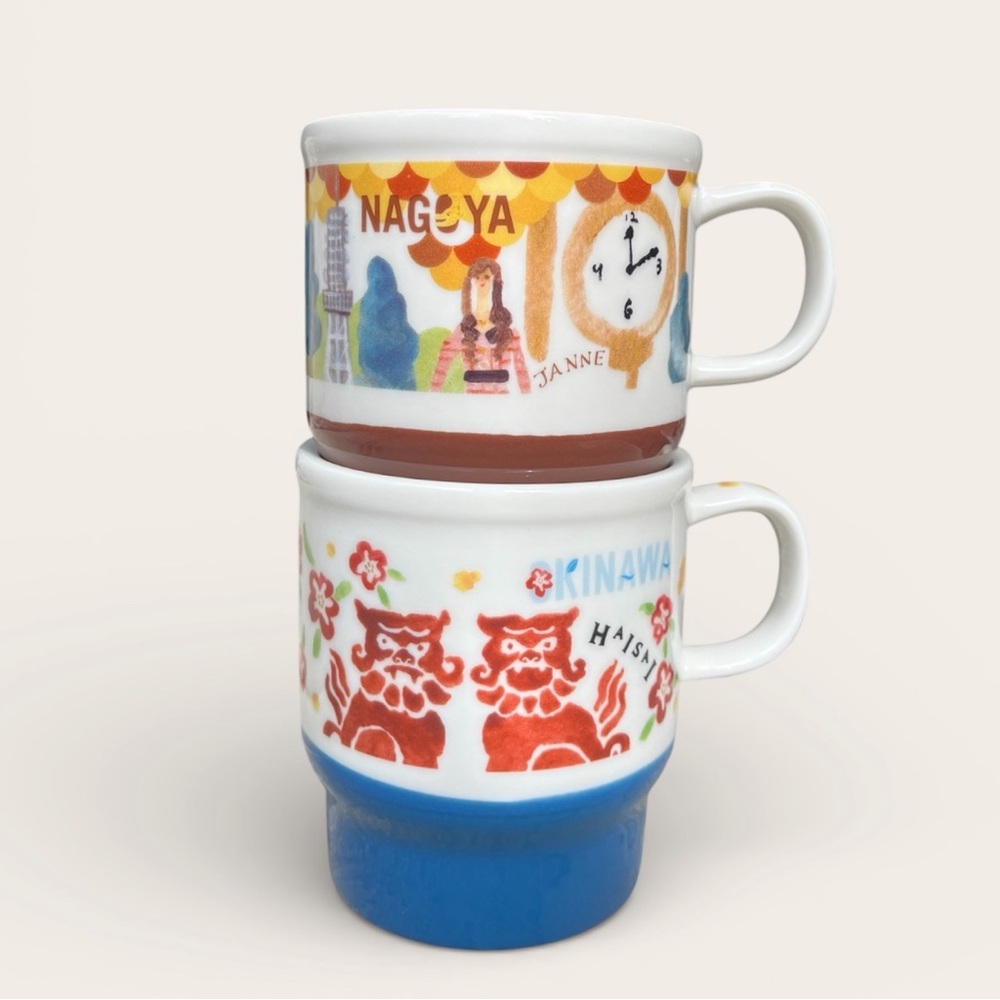 Starbucks Japan Geography Series Mug with Blue Base - Picture 9 of 9